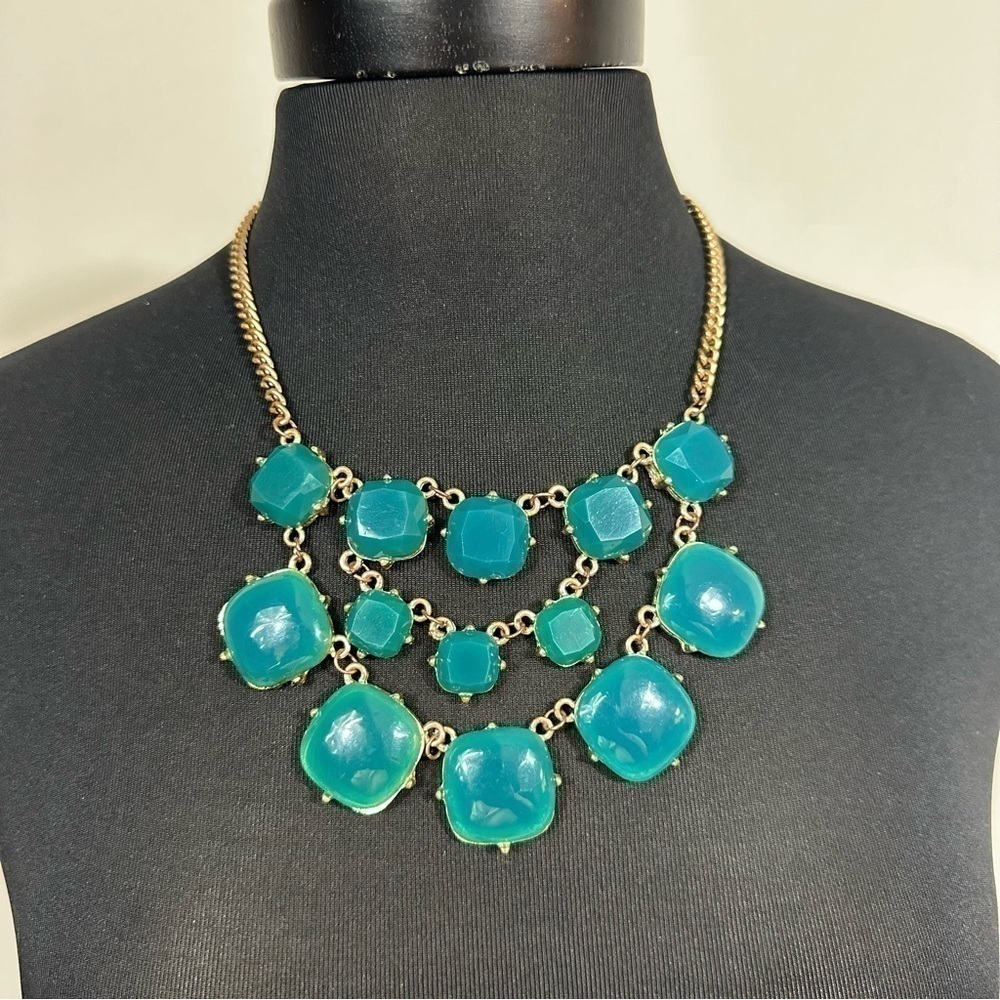 JADE Green Bib Necklace